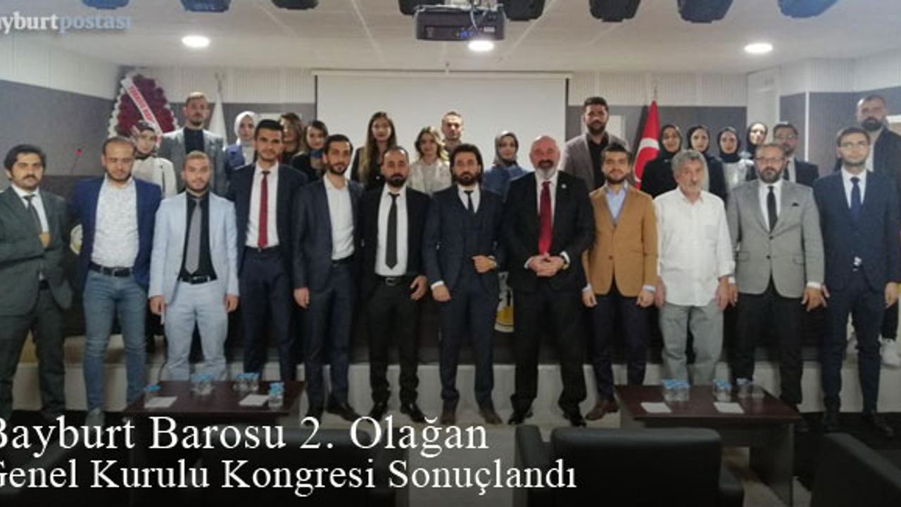Bayburt Barosu 'Serkan Pekmezci' ile devam dedi