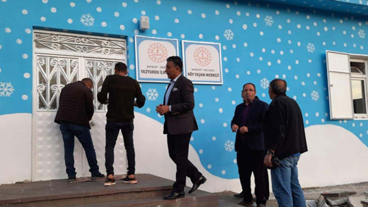 Bayburt'taki 'Köy Yaşam Merkezleri Projesi' çalışmaları