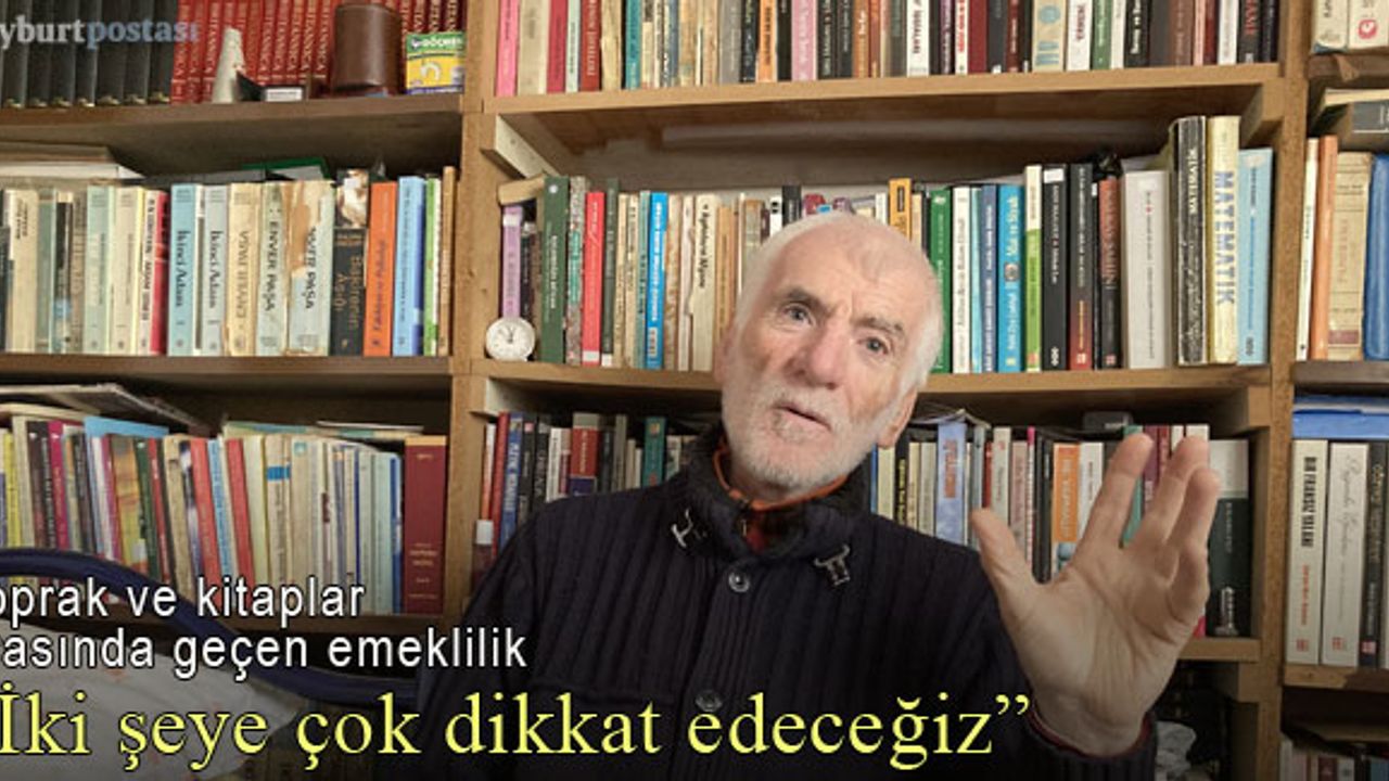 Yavuz Selim Ağın Hoca, emekliliğini toprak ile kitaplar arasında geçiriyor