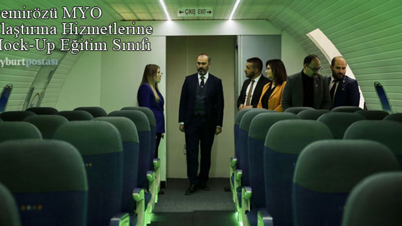 Demirözü MYO Ulaştırma Hizmetleri Bölümüne “Mock-Up” Eğitim Sınıfı