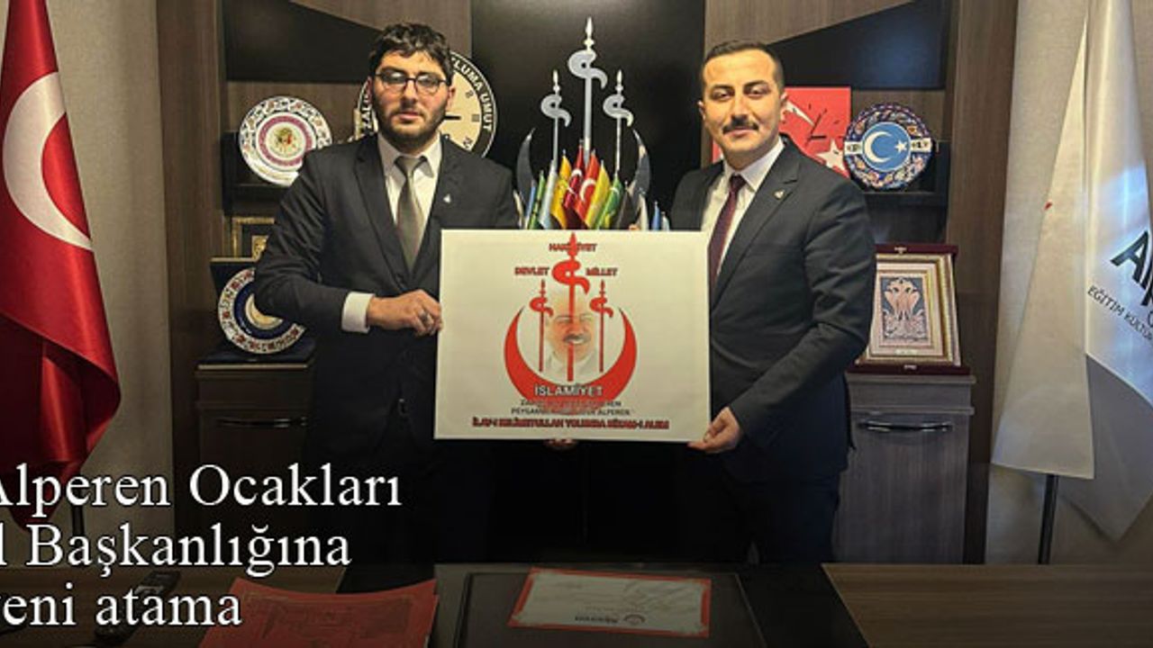 Alperen Ocakları Bayburt İl Başkanı Muhammet Şipal