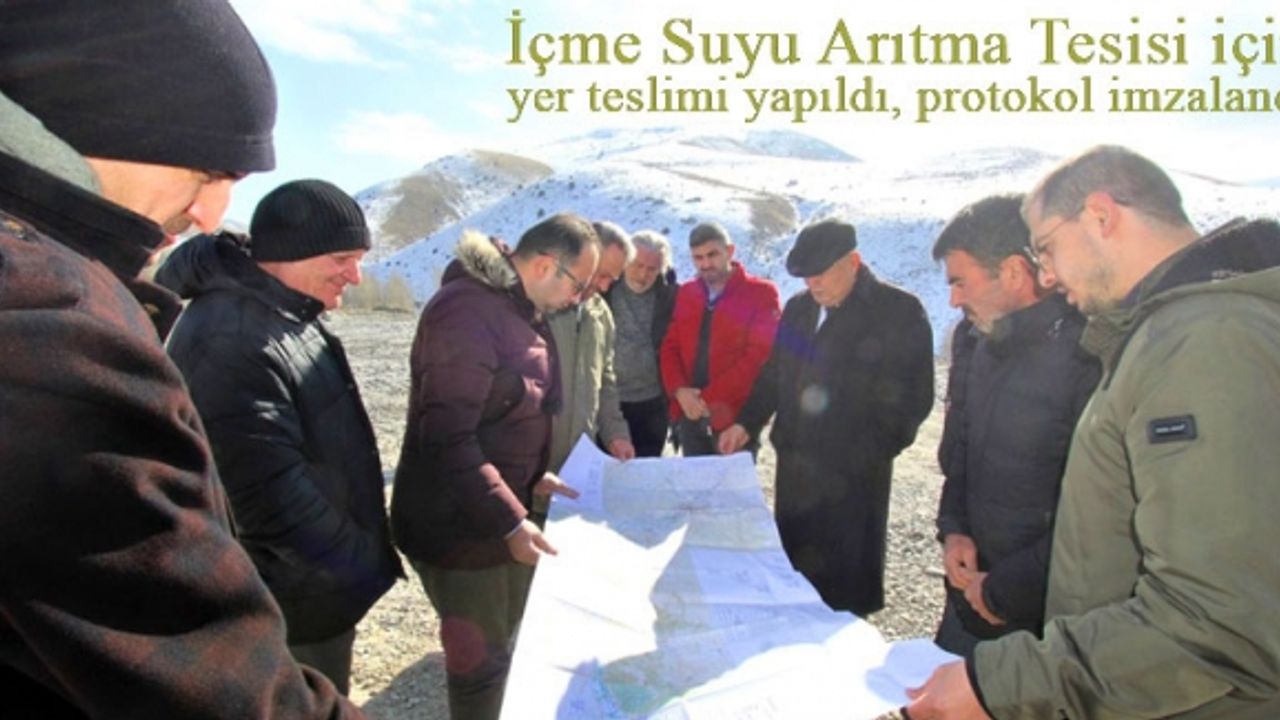 Bayburt İçme Suyu Arıtma Tesisi'nin inşası için yer teslimi yapıldı