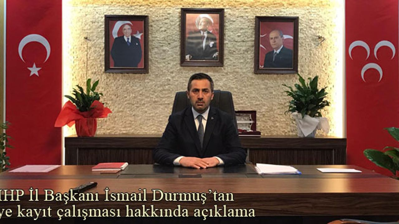 MHP Bayburt İl Teşkilatı, üye kayıt çalışması başlattı