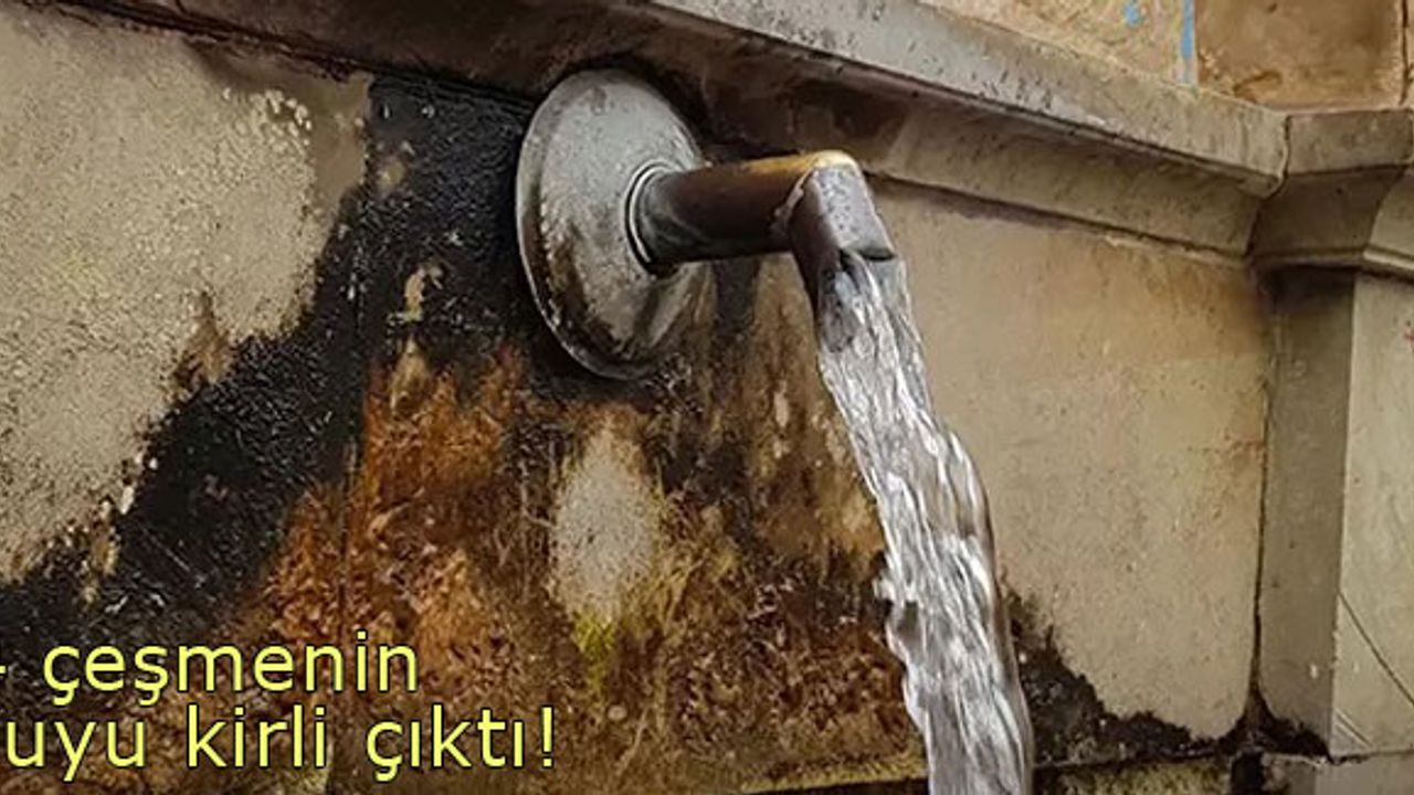 Bayburt'ta 4 mahalle çeşmesinin suyu mikrop saçıyor!