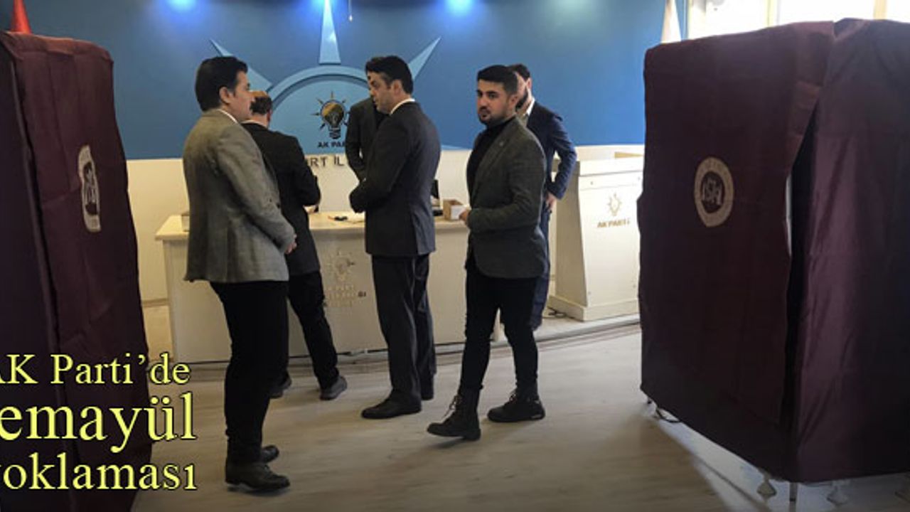 Bayburt AK Parti'de 16 aday için temayül yoklaması