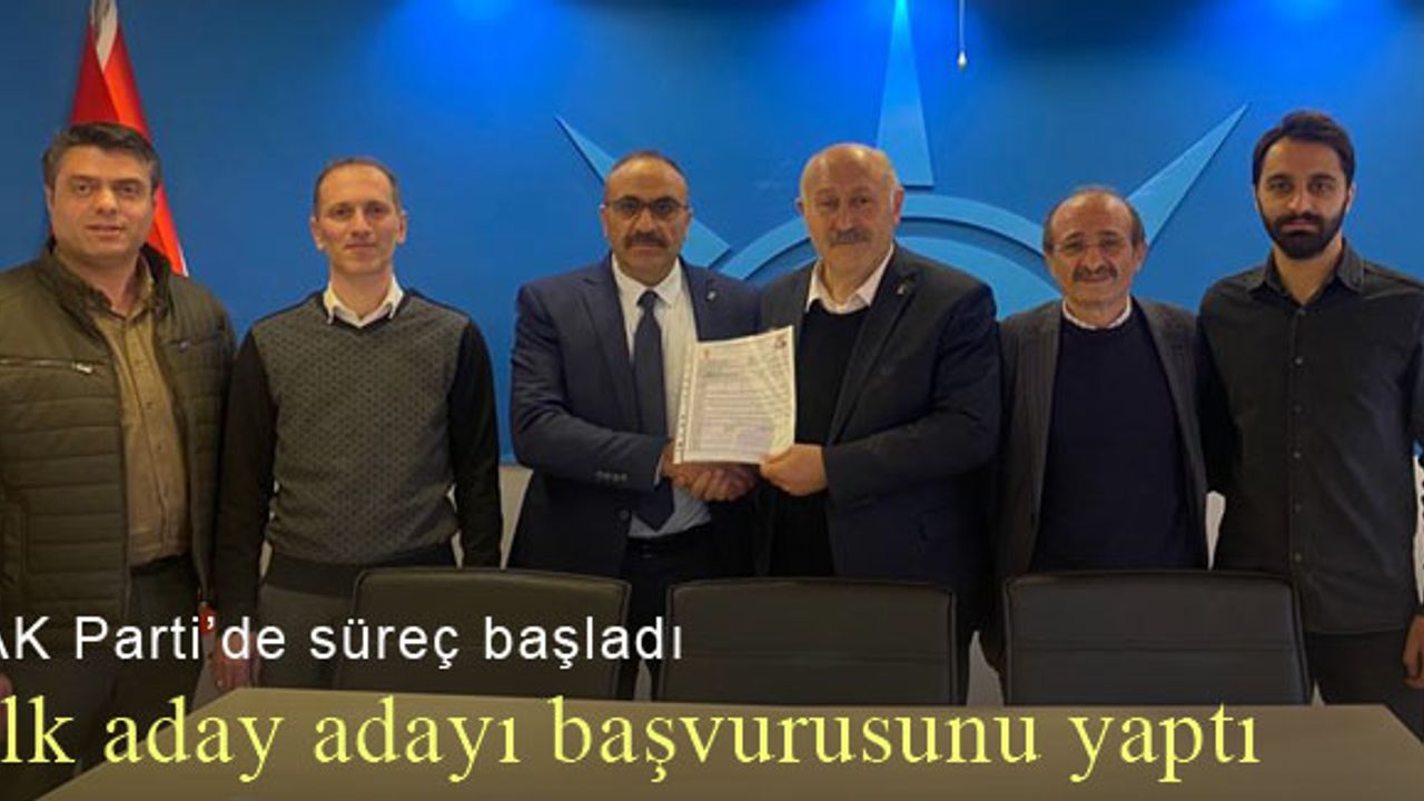 Bayburt AK Parti'den ilk aday adayı iş insanı Nurettin Memiş