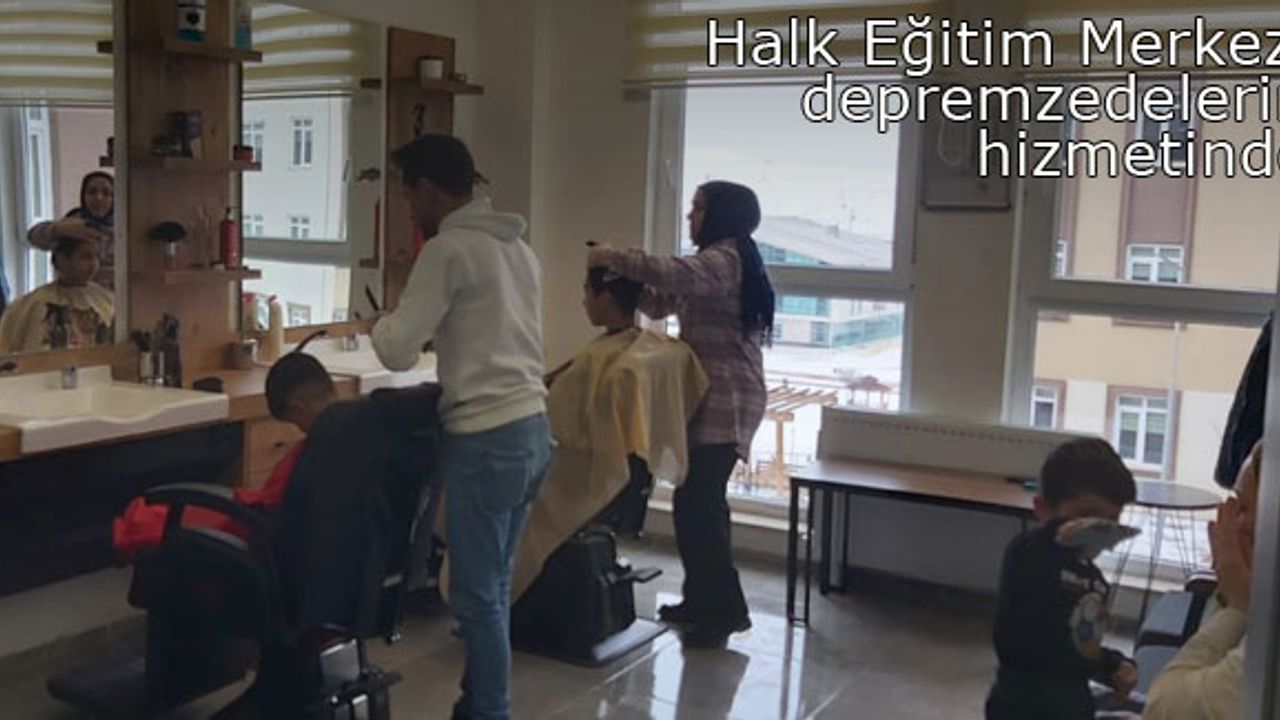Bayburt Halk Eğitim Merkezi depremzedelerin hizmetinde