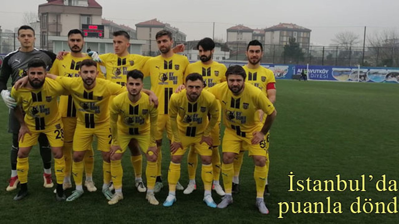 Bayburt Özel İdarespor, zorlu İstanbul deplasmanından puanla döndü