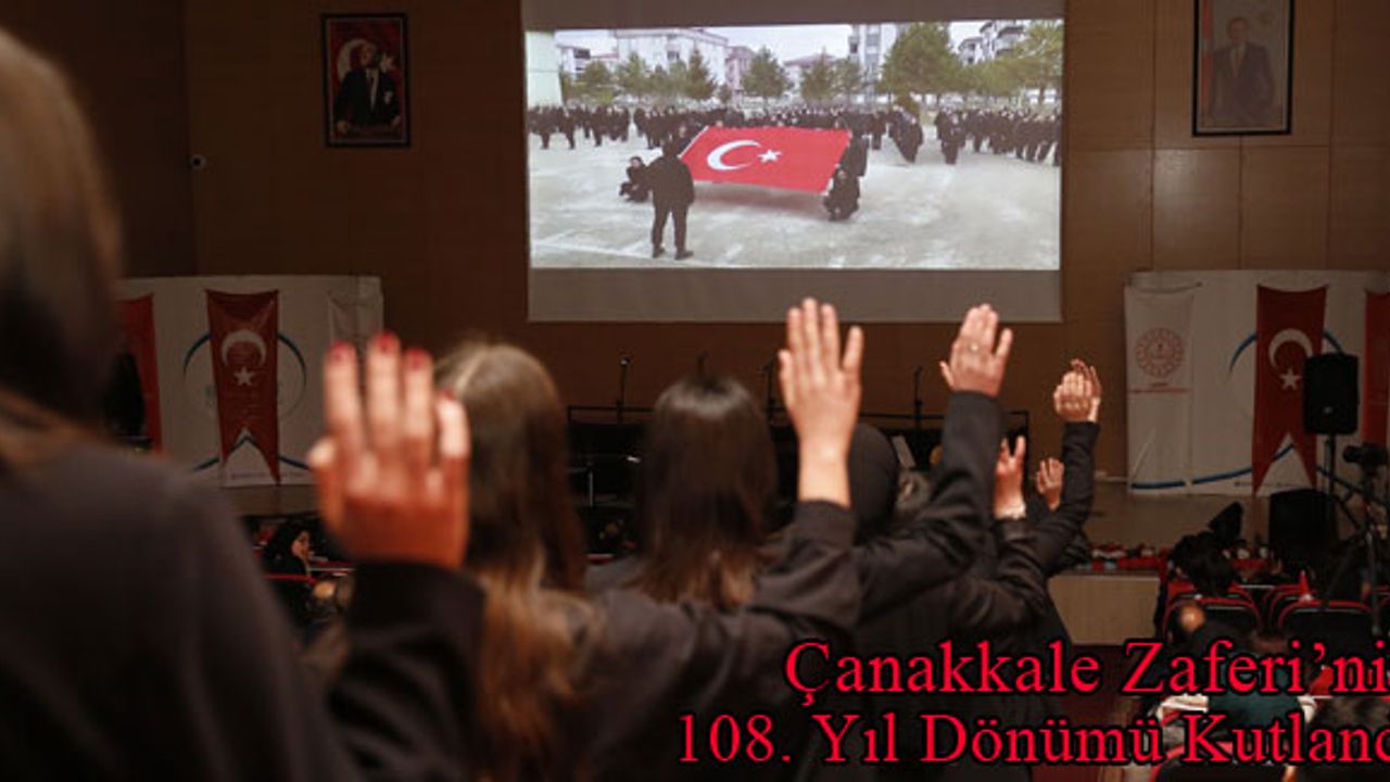 Bayburt'ta Çanakkale Zaferi'nin 108. Yıl Dönümü Kutlandı