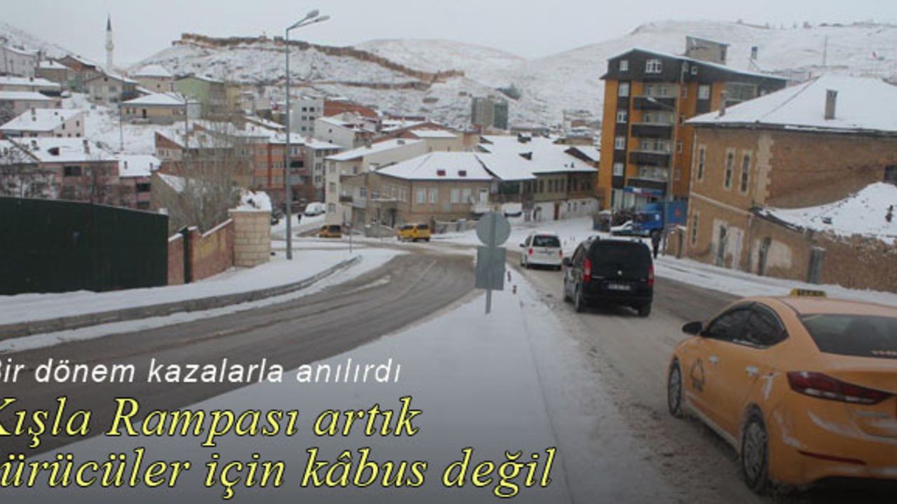 Kışla rampası artık kazalarla anılmıyor