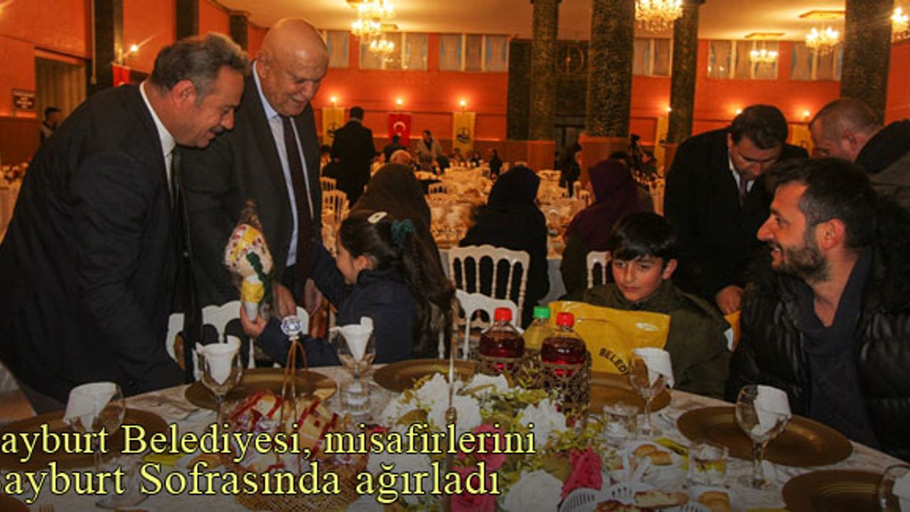 Bayburt Belediyesi'nden Bayburt Sofrası İftarı
