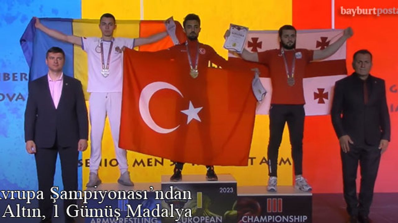 Bayburt Üniversitesi Avrupa Şampiyonası'nda 1 Altın, 1 Gümüş kazandı