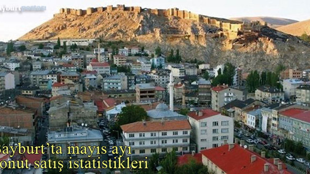Bayburt’ta mayıs ayında kaç konut alıcı buldu?