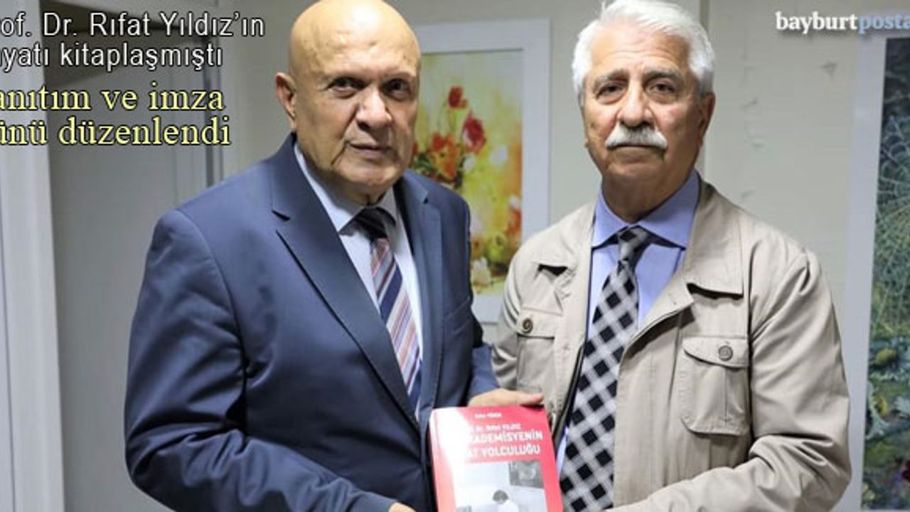 Prof. Dr. Rıfat Yıldız’ın hayat hikâyesini konu alan kitabın tanıtımı yapıldı