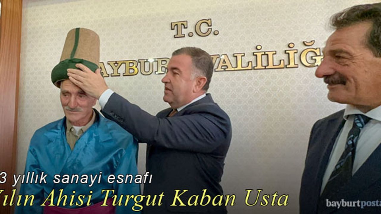 Bayburt'ta Yılın Ahisi 73 Yaşındaki Motor Ustası Turgut Kaban