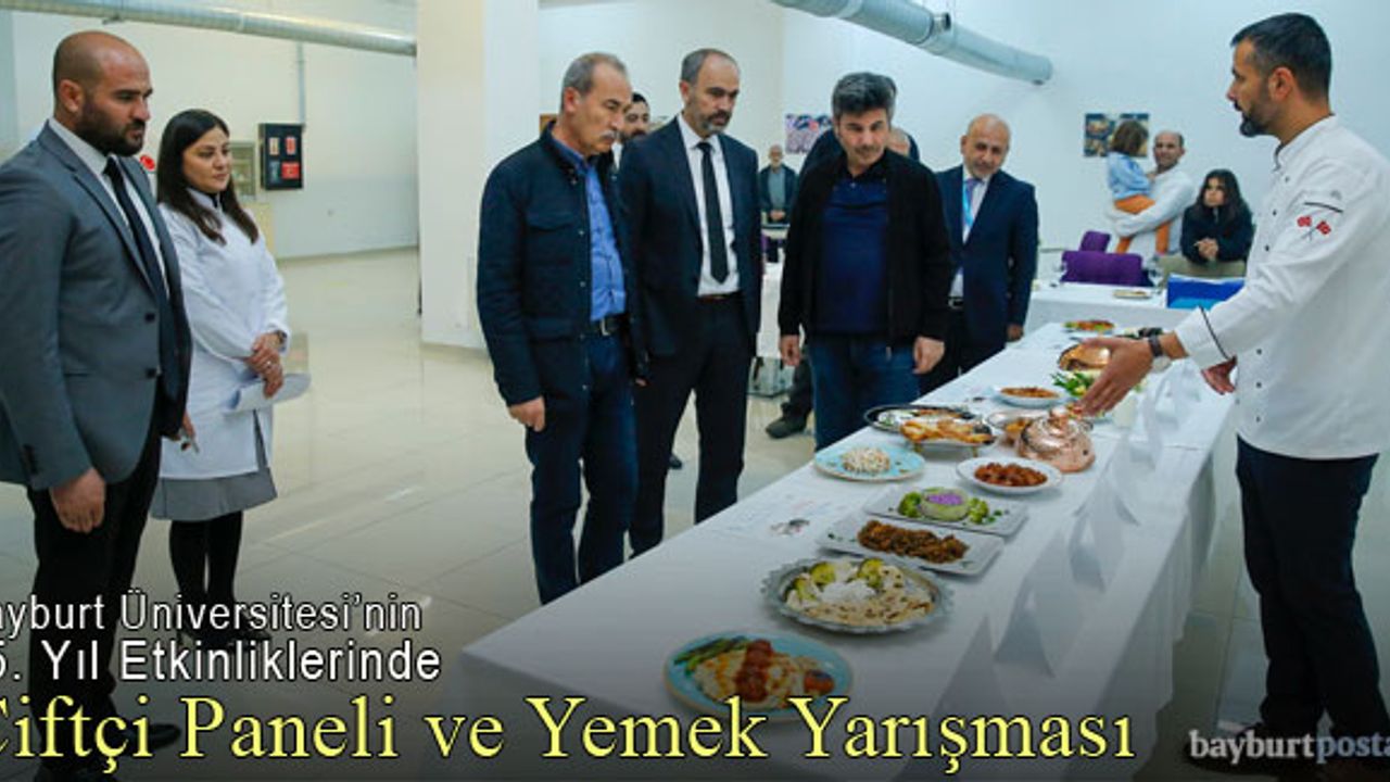 15. Yıl Etkinliklerinde Çiftçi Paneli ve Yöresel Yemek Yarışması