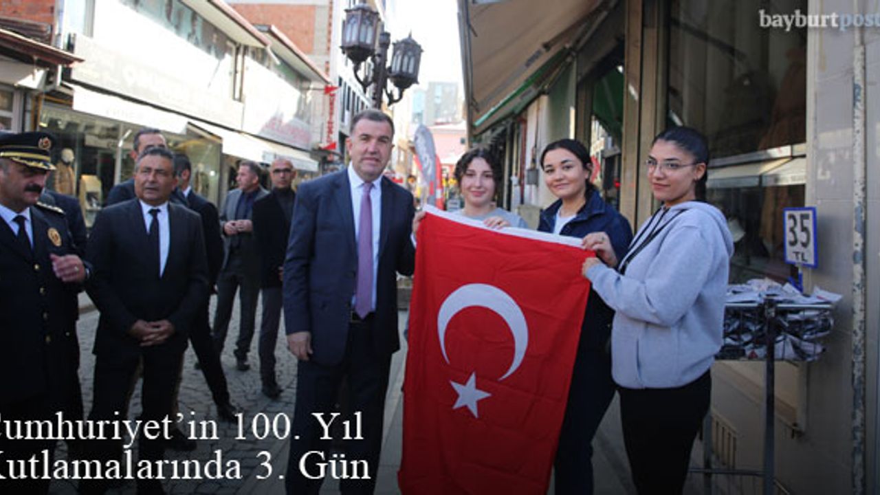 Bayburt'ta Cumhuriyet'in 100. Yıl Kutlamaları