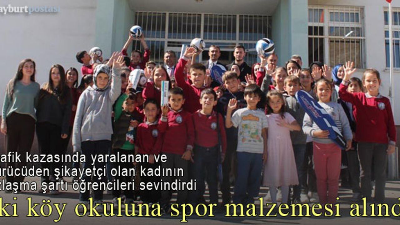 Şikayetçi olduğu sürücüyle köy okullarına spor malzemesi alımı şartıyla uzlaştı