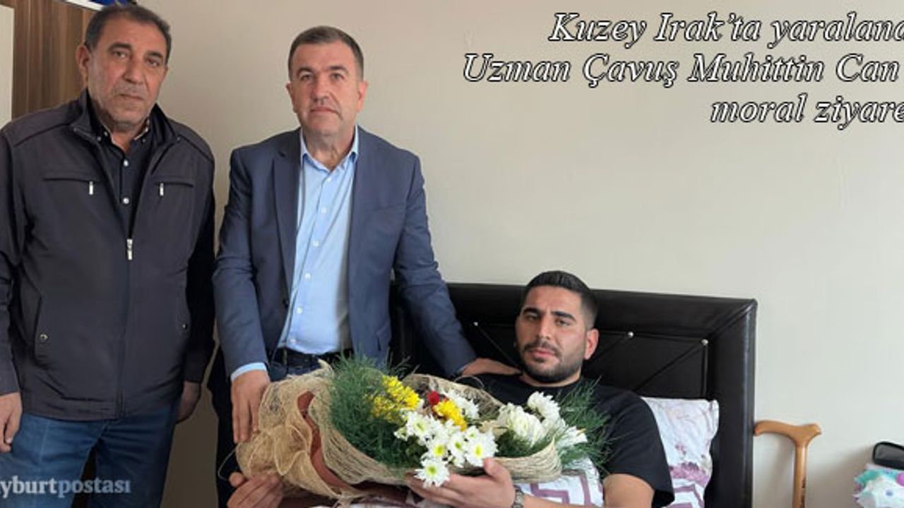 Vali Eldivan, Uzman Çavuş Muhittin Can'ı evinde ziyaret etti
