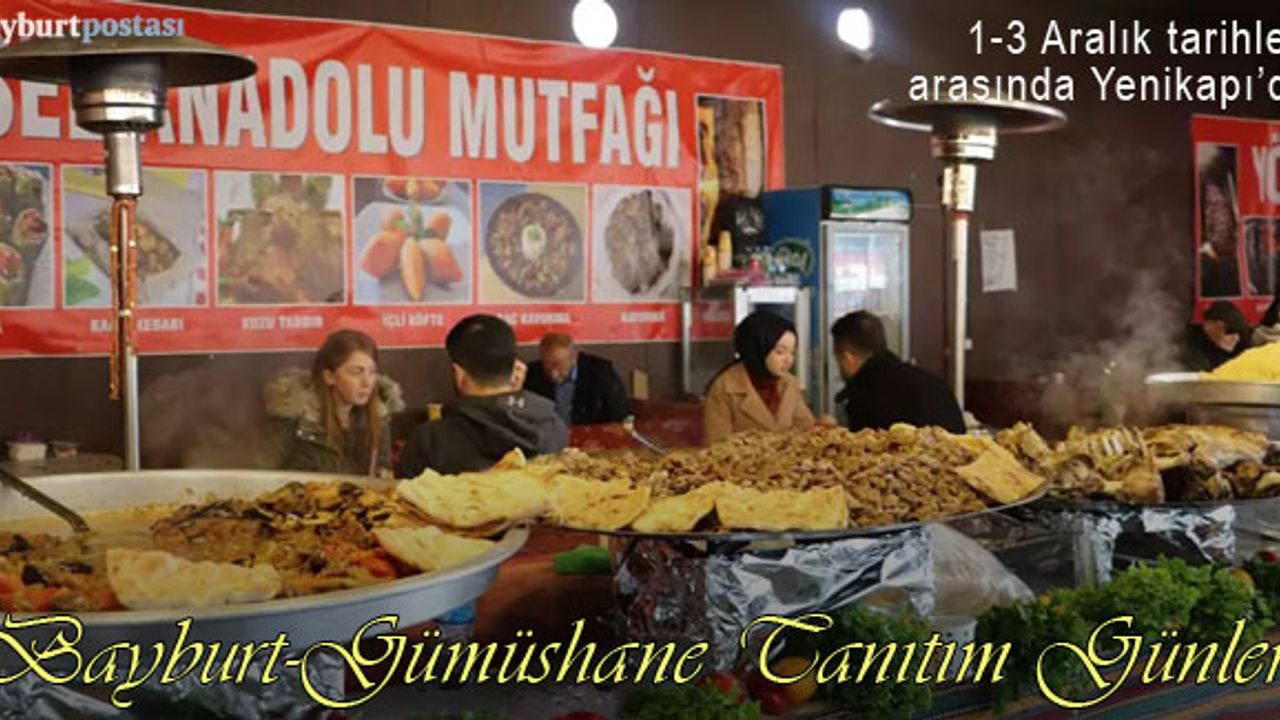 Bayburt-Gümüşhane Tanıtım Günleri 1-3 Aralık'ta Yenikapı'da