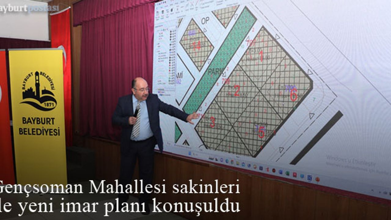 Gençosman Mahallesi sakinleri ile yeni imar planı konuşuldu
