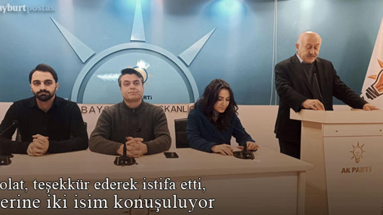 Polat teşekkür ederek istifa etti, yerine iki isim konuşuluyor