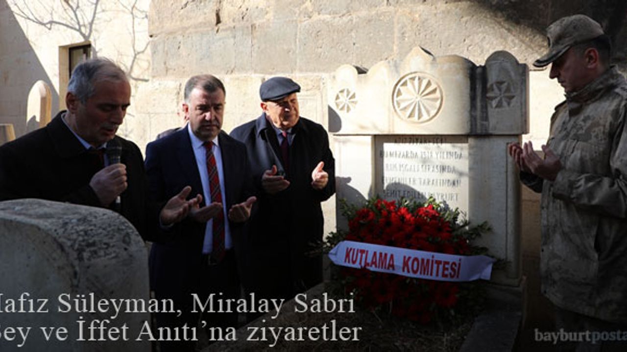 Hafız Süleyman, Miralay Sabri Bey ve İffet Anıtı'na ziyaretler