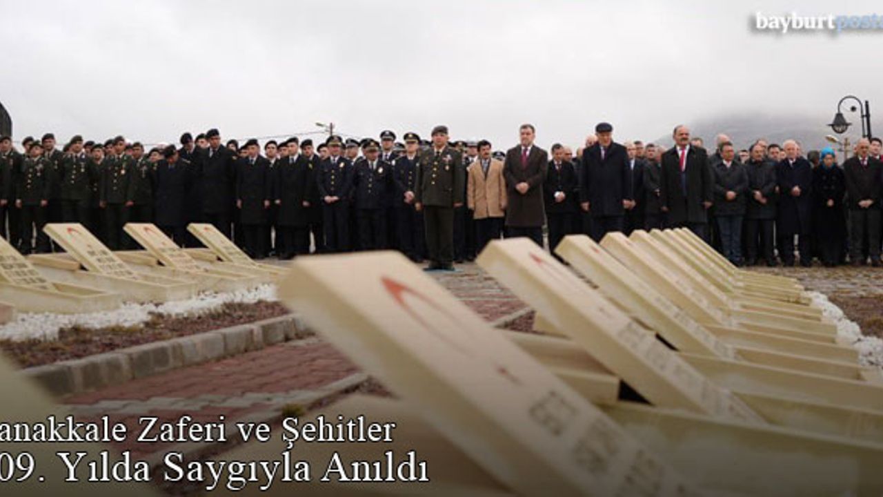 Bayburt'ta Çanakkale Zaferi'nin 109. Yılı Anma Etkinlikleri