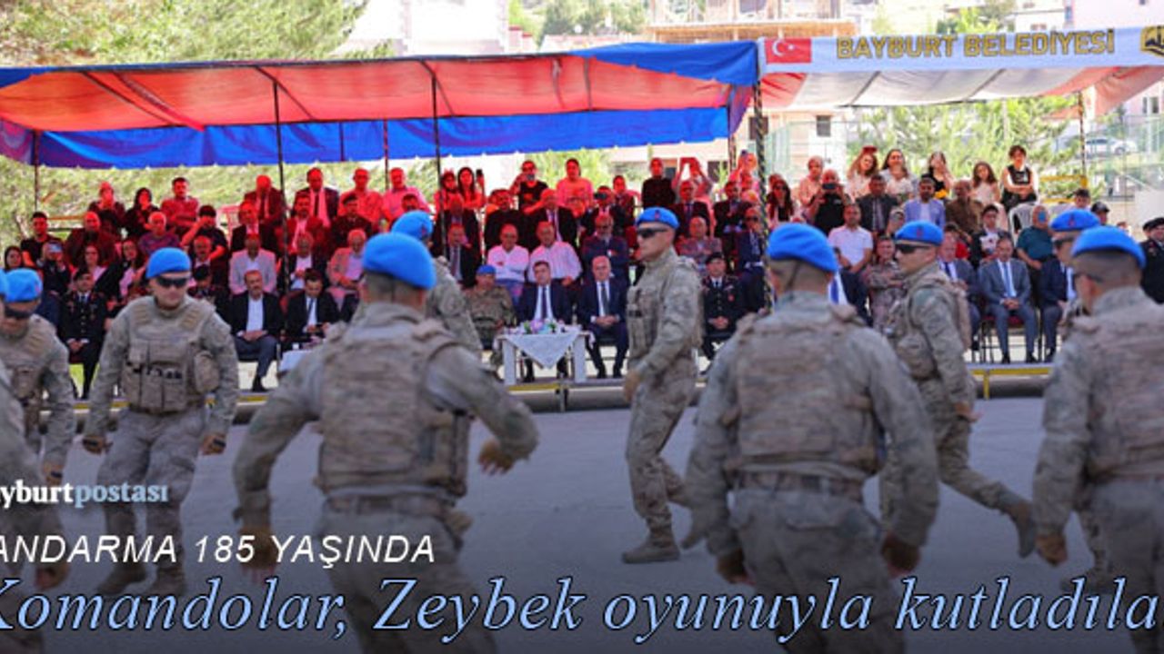 Jandarma Komandoların Zeybek Oyunu göz doldurdu