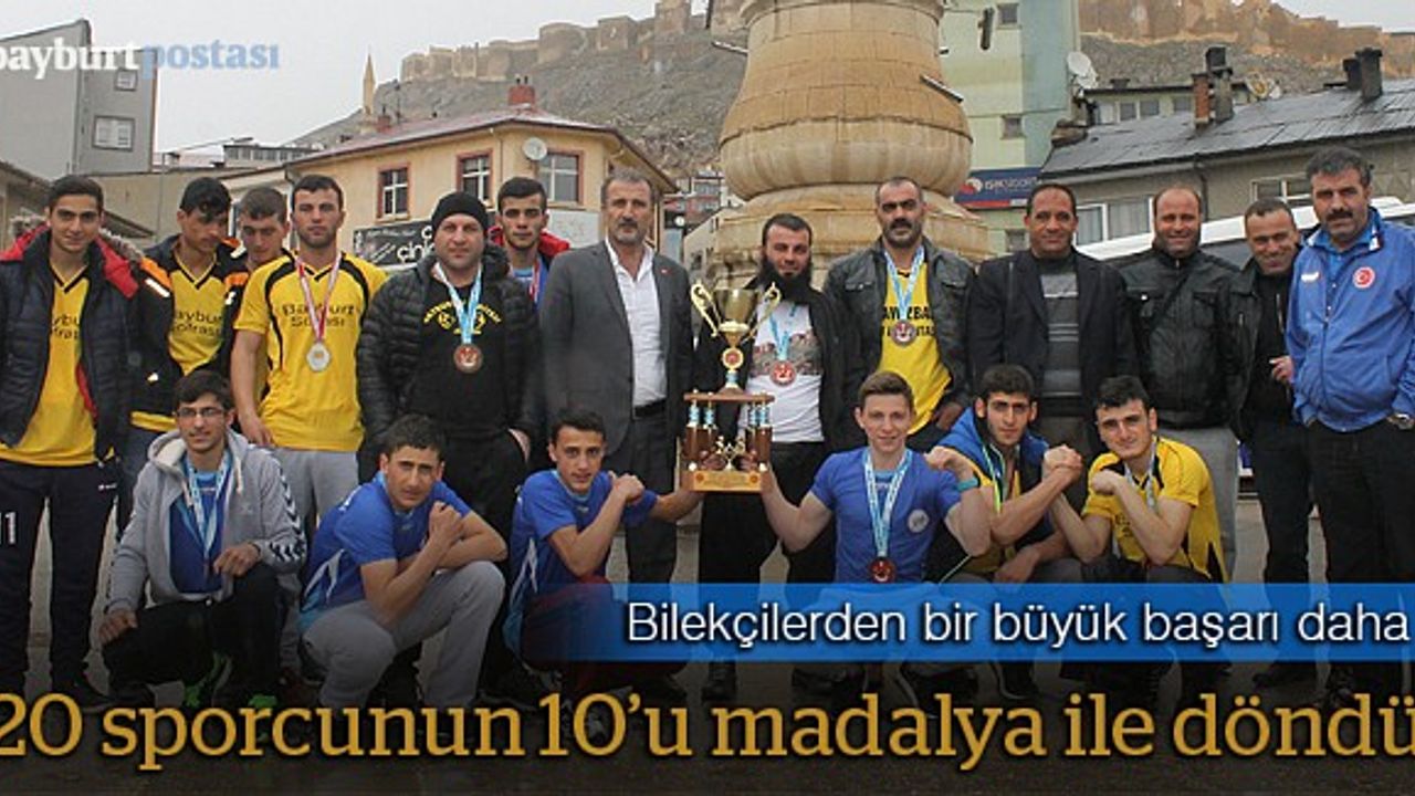 20 sporcunun 10'u madalya ile döndü