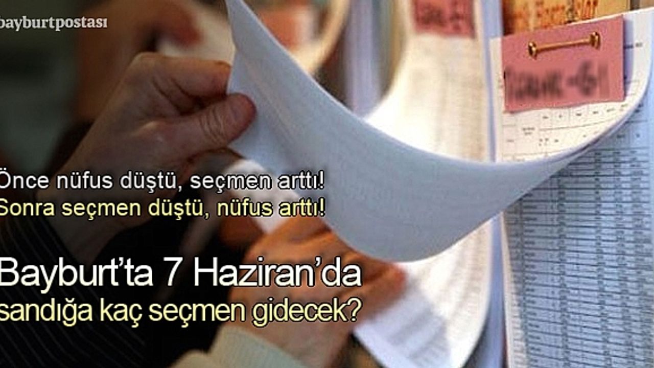 Artan nüfusa karşı, seçmen sayısı ilk kez düştü