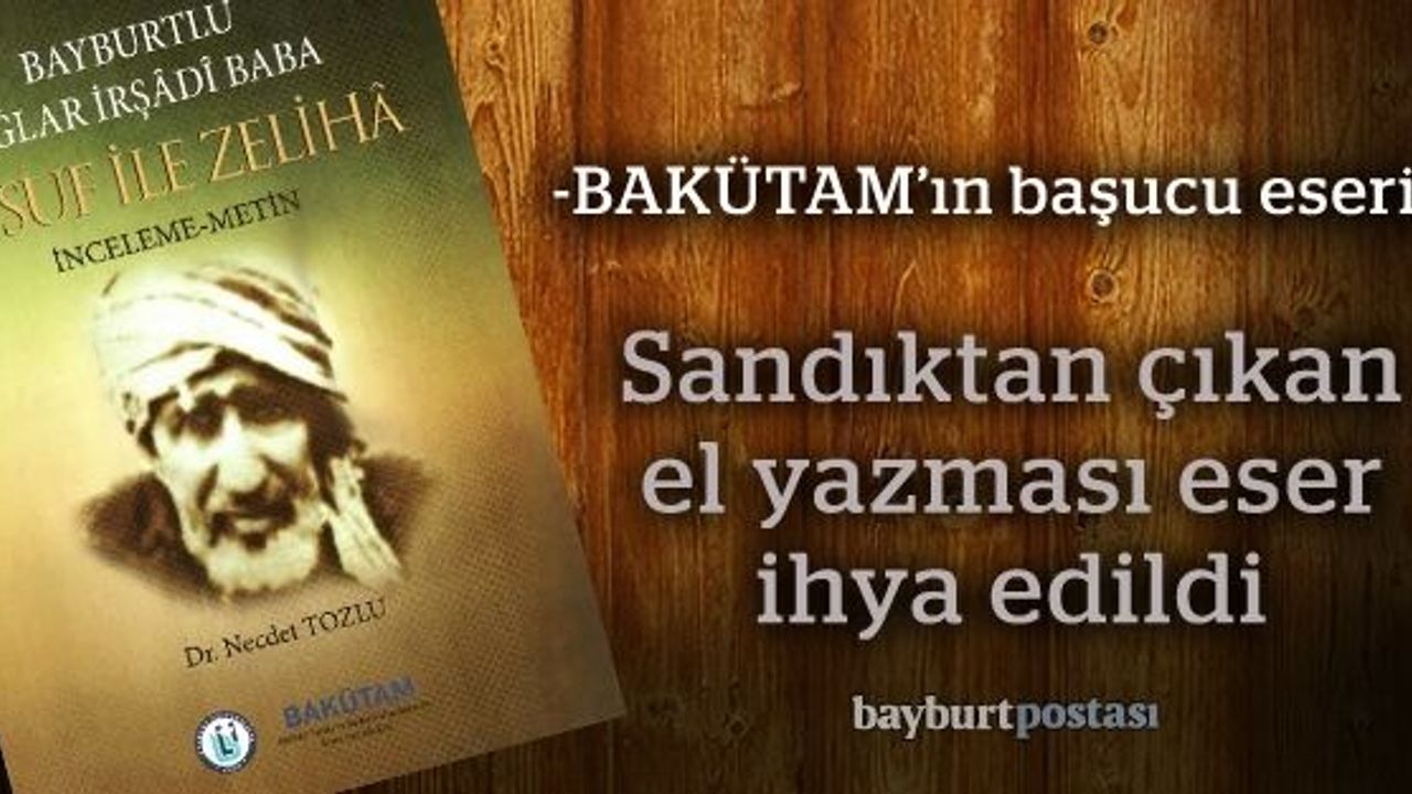 İrşâdî ve Ağlar Baba'nın 'Kısas-ı Enbiya'sı ilk eserini verdi
