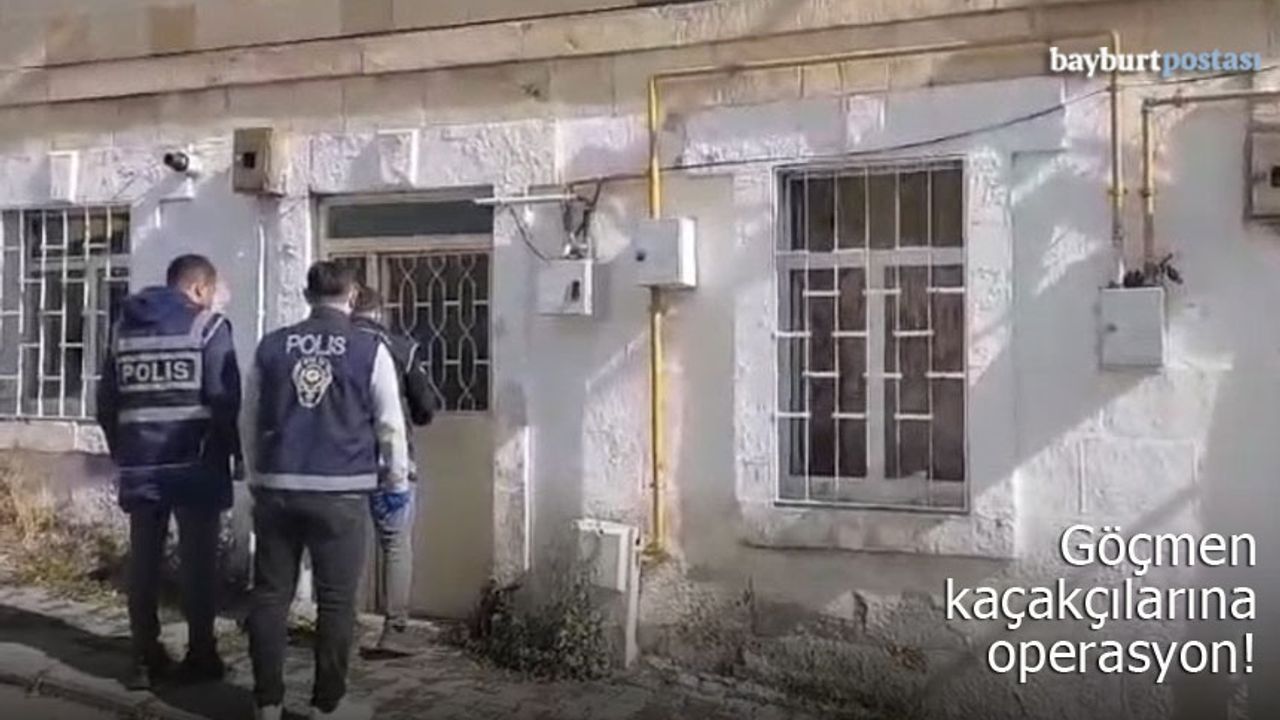 Yasa Dışı Göçmenlere Kapı Açan 2 Kişi Bayburt'ta Yakalandı!