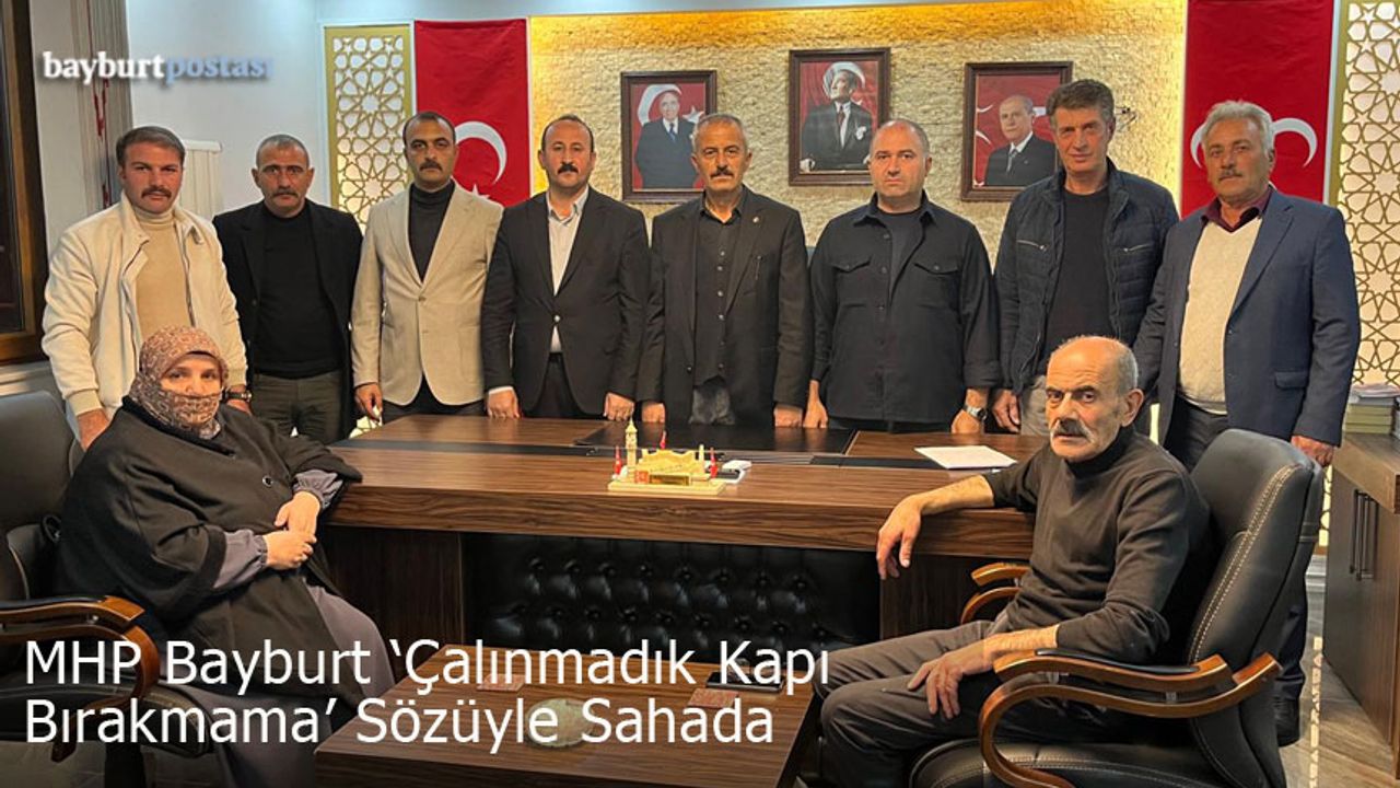 MHP Bayburt'tan "Hayırlı Günler Komşum" ve "Derdiniz Derdimizdir" Çalışması