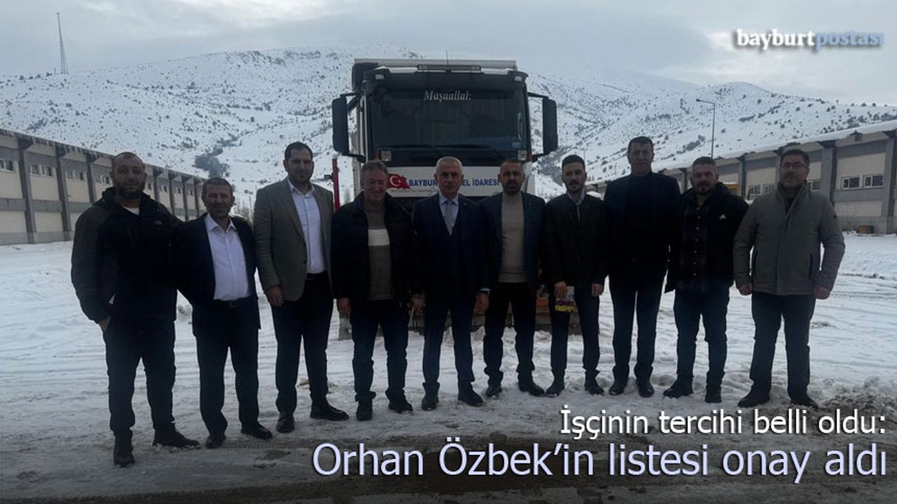 Bayburt Yol-İş’te Seçim Heyecanı: Orhan Özbek'in Listesi Onay Aldı