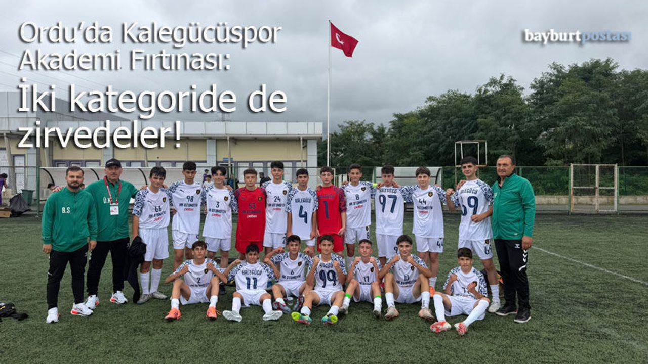 Ordu’da Kalegücüspor Akademi Fırtınası: İki Kategoride de Zirvedeler!