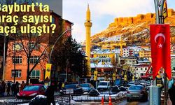 Bayburt'ta araç sayısı kaça ulaştı?