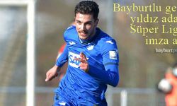 Bayburtlu genç yıldız adayı Abdulkerim Çakar, Süper Lig'e imza attı