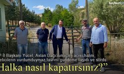 CHP Bayburt İl Başkanı Yücel: "Aslan Dağı'nı halka nasıl kapatırsınız?"