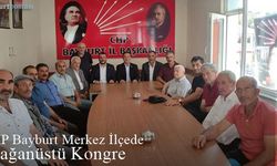 CHP Bayburt Merkez İlçede Olağanüstü Kongre