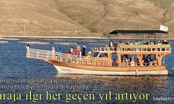 Demirözü'ndeki tekne turlarına ilgi arttı
