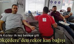 Gökçedere'den Türk Kızılayı'na rekor kan bağışı