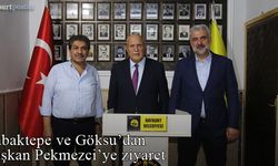 Kabaktepe ve Göksu'dan Başkan Pekmezci'ye ziyaret