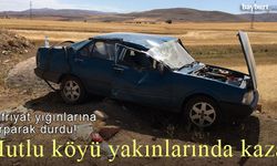 Mutlu köyü yakınlarında facianın eşiğinden dönüldü!