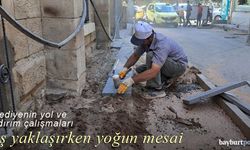 Bayburt Belediyesi'nin asfalt ve kaldırım çalışmaları