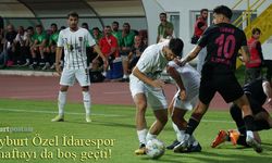 Bayburt Özel İdarespor, 5. haftayı da boş geçti!