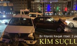 Bayburt'ta bir Köprülü Kavşak ritüeli: 2 kişi yaralı!