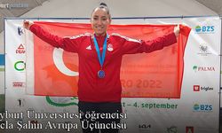 Bayburt Üniversitesi Öğrencisi Necla Şahin Avrupa Üçüncüsü