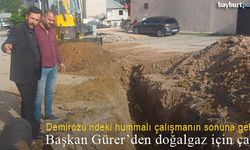 Başkan Arslan Gürer doğalgaz için tarih verdi