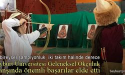 Bayburt Üniversitesi Geleneksel Okçulukta önemli başarılar elde etti